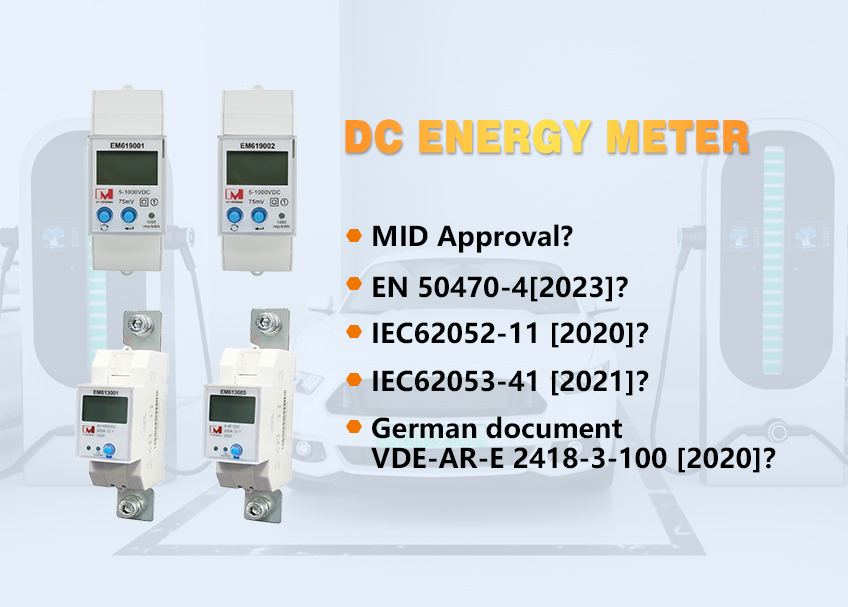 MID Certified DC energy meter for EV Charging