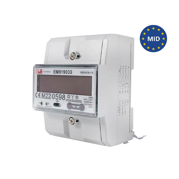 EM519033 MID-compliant electricity meter MID-certified meter Used For Electrical Vehicle EV Charging Station
