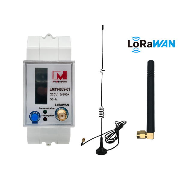 EM114039-01 Single Phase Remote Electricity Monitoring LoRa Energy Meter LoRaWAN Communication