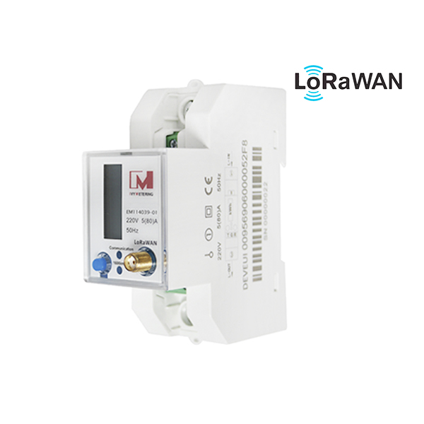 EM114039-01 MID Approval LoRa EU 868 Mhz Single Phase Electric Energy Meter LoRaWAN Power Meter