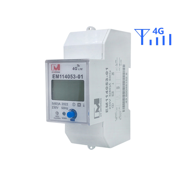 EM114053-01 GPRS 4G Smart Energy meter Prepayment Single Phase Power Meter LCD Display Watt Hour meters