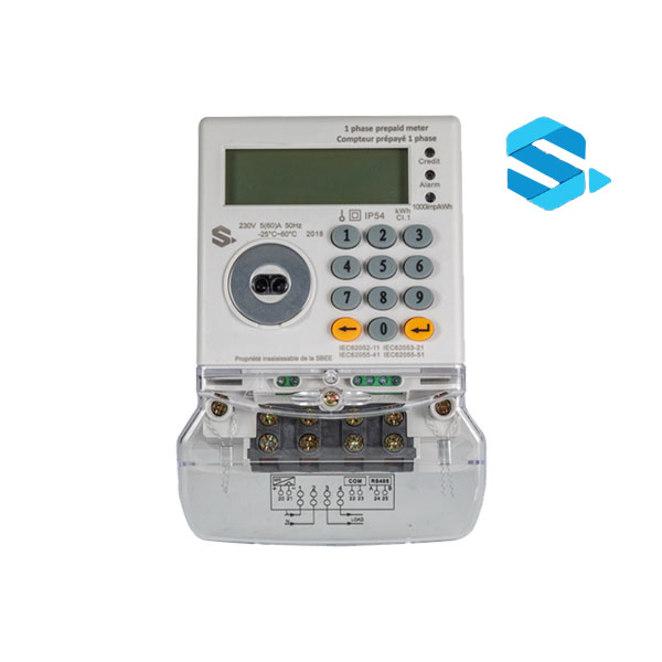 EM124041 Keypad Based Smart Prepayment Meter with STS Certification Single Phase