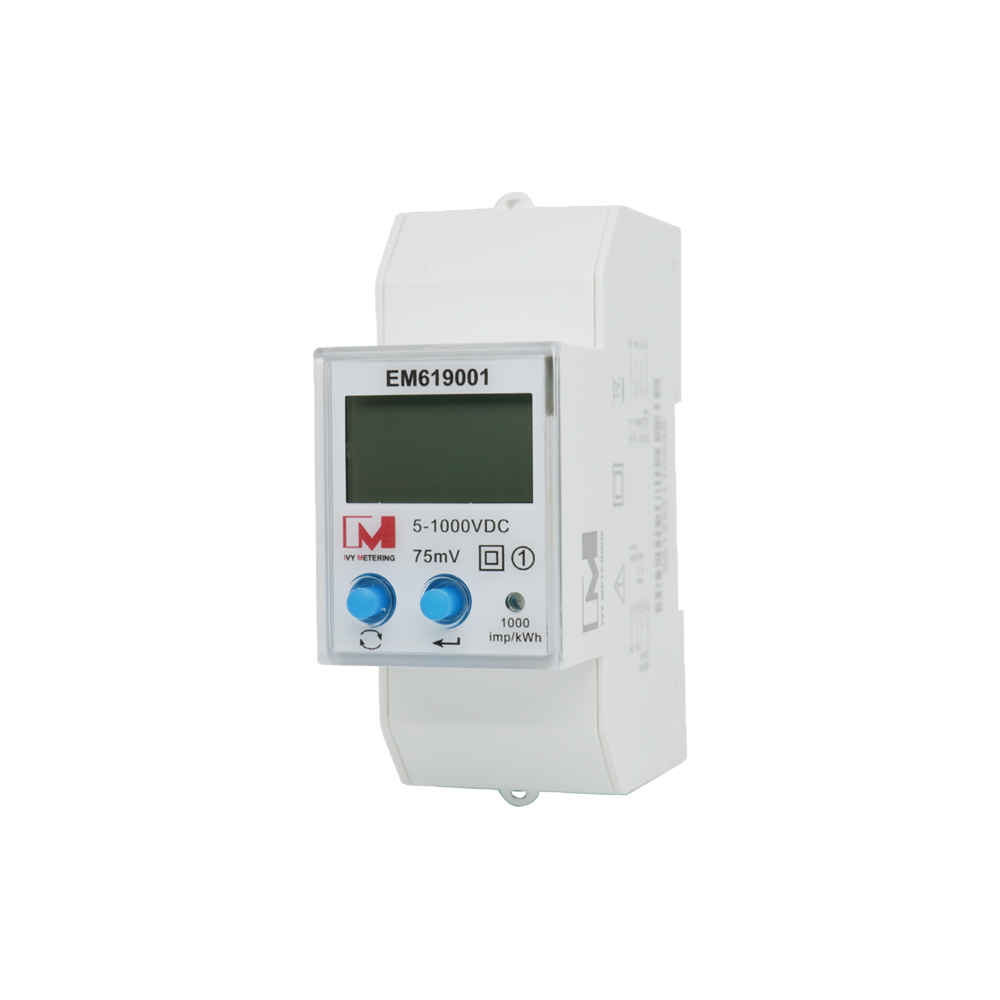 EM619001 PTB MID/Eichrecht certification 1000V DC Bidirectional Energy Meter for DC EV Charger