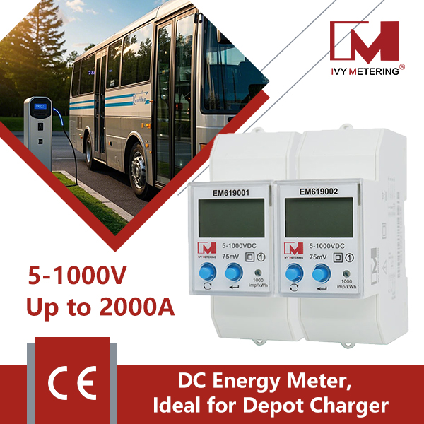 measuring system solutions DC metering for Depot charger Electric Vehicle Supply Equipment (EVSE)